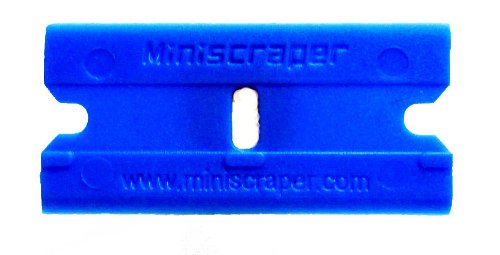 MINISCRAPER Plastic Razor Blade Set, Safe Scrape Double Edged Blades