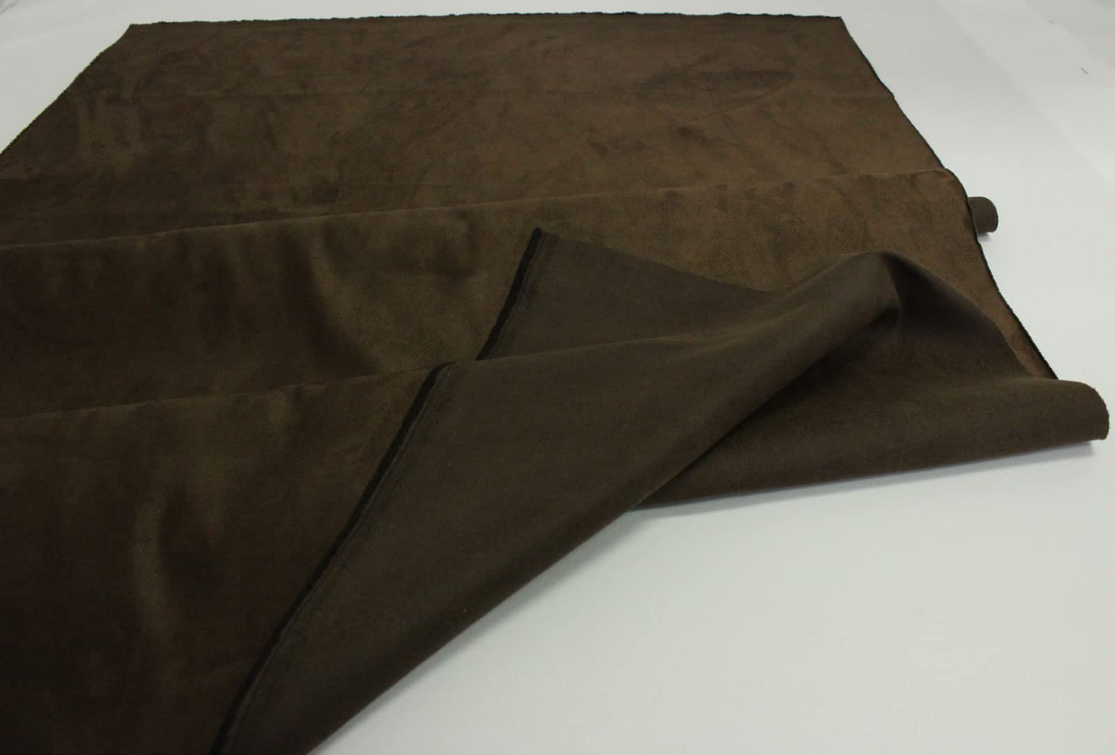 Microsuede Suede Fabric 58" Width (1 Yard, 36"x58") (Cut Separately by Prime) Chocolate