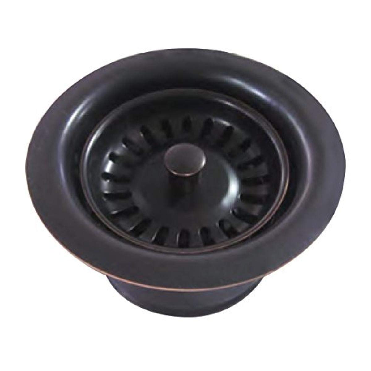 Whitehaus Collection WH200-ORBH Kitchen Sink Disposer Trim/Basket Strainer, Oil Rubbed Bronze Highlighted