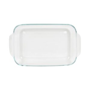 Pyrex Basics 2-qt Oblong with red cover