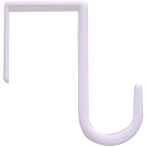 Hardware Essentials 852102 Over The Door Hook Small Plastic White