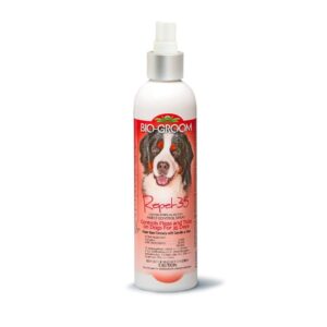 bio-groom repel-35 flea & tick dog spray - flea and tick prevention for dogs, flea treatment, cruelty-free, made in usa, natural tick repellent, fly spray for horses - 8 fl oz 1-pack