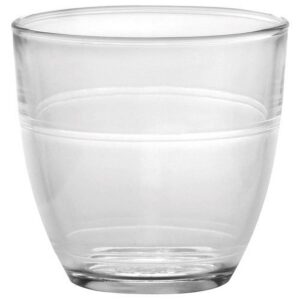 Duralex Made In France Gigogne Glass Tumbler Drinking Glasses, 3.13 ounce - Set of 6, Clear