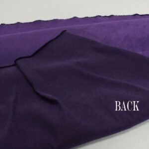 Mybecca Microsuede Fabric 58/60" Width Fabric by The Yard Color : Purple (1 Yard, 36"x58") (Precut into 1 Yard Pieces by Prime)