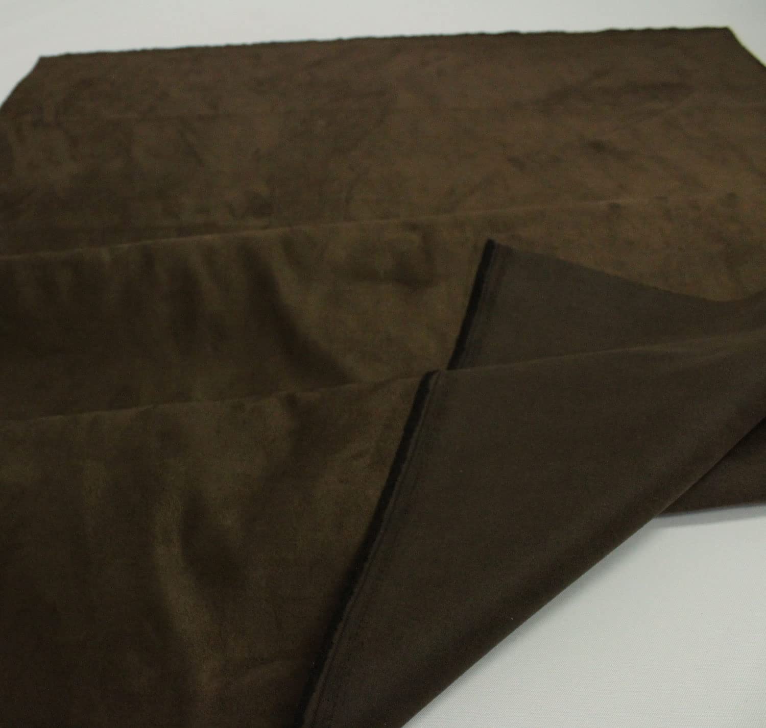 Microsuede Suede Fabric 58" Width (1 Yard, 36"x58") (Cut Separately by Prime) Chocolate