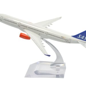 TANG DYNASTY(TM) 1:400 16cm Air Bus A330 Scandinavian Airlines SAS Metal Airplane Model Plane Toy Plane Model