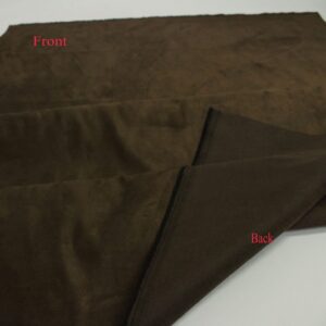 Microsuede Suede Fabric 58" Width (1 Yard, 36"x58") (Cut Separately by Prime) Chocolate