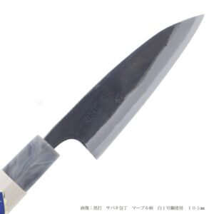 土佐刃物流通センター Tosa Hamono Distribution Center, Knife, Black Knife, Handling, Sabaki, White Steel, No. 1, 5.9 inches (150 mm)