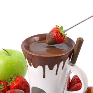 Swissmar F12064 4-Piece Nostalgia Chocolate Fondue Mug Set