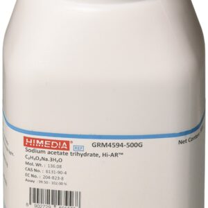 HiMedia GRM4594-500G Sodium Acetate Trihydrate, A.R., 500 g