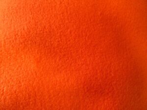 orange anti pill solid fleece fabric, 60” inches wide – sold by the yard