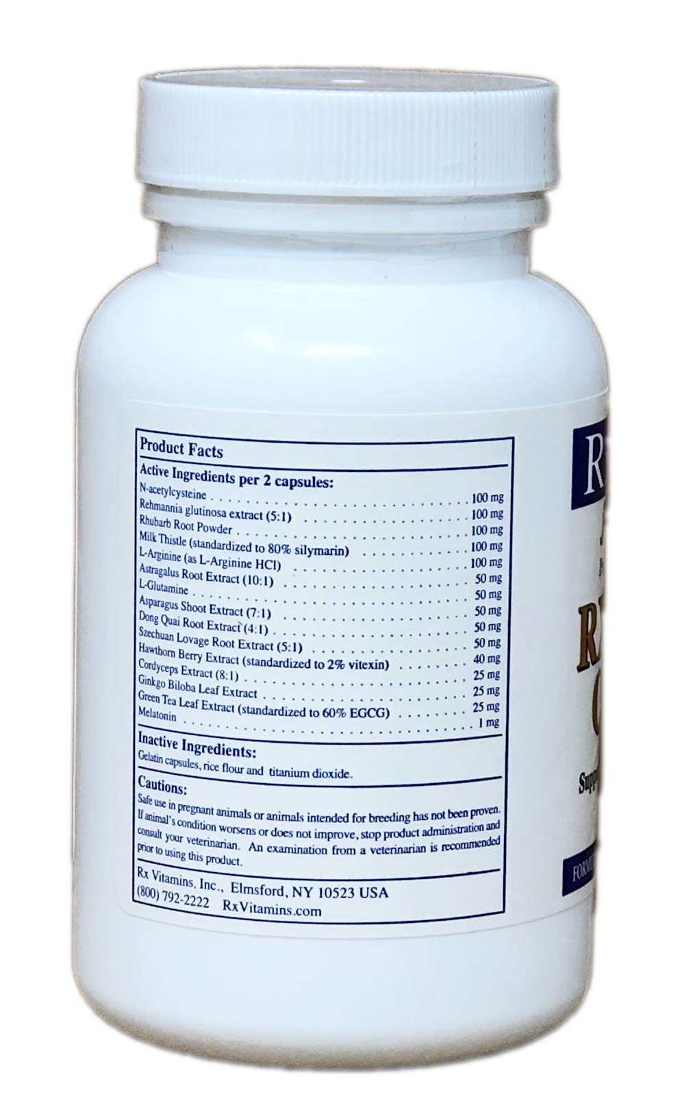 Rx Renal Canine 120 Caps by Rx Vitamins