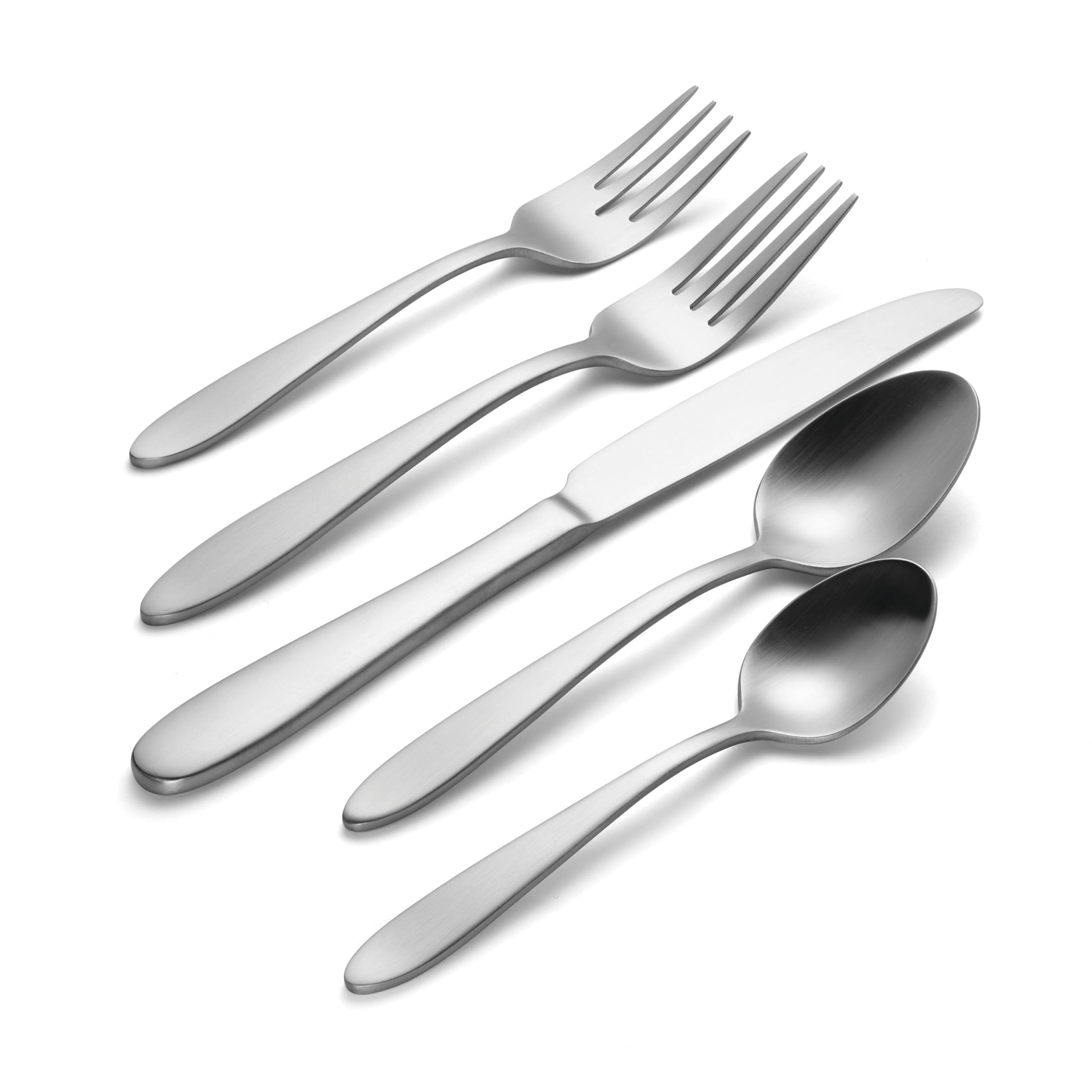 Oneida Mooncrest Piece Everyday Flatware Set, 20 Count, Metallic