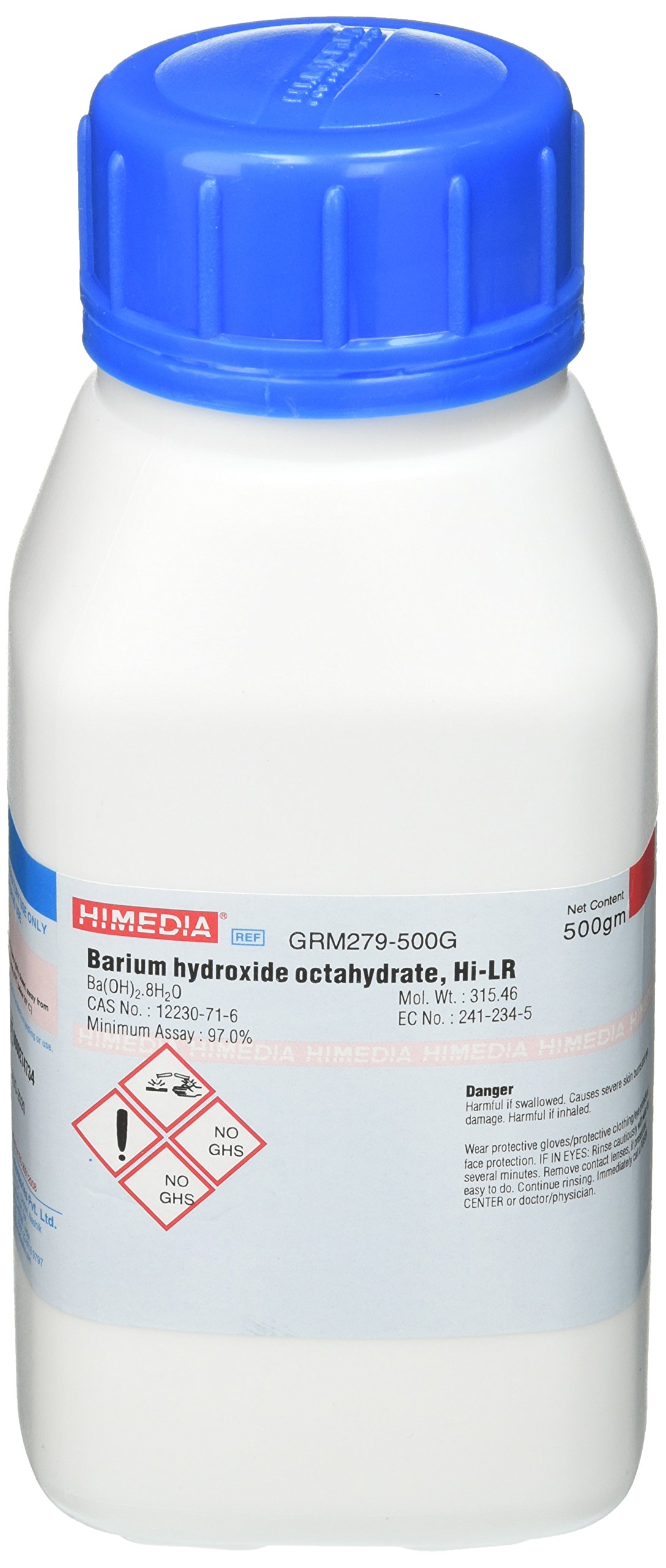 HiMedia GRM279-500G Barium Hydroxide Octahydrate, Purified, 500 g