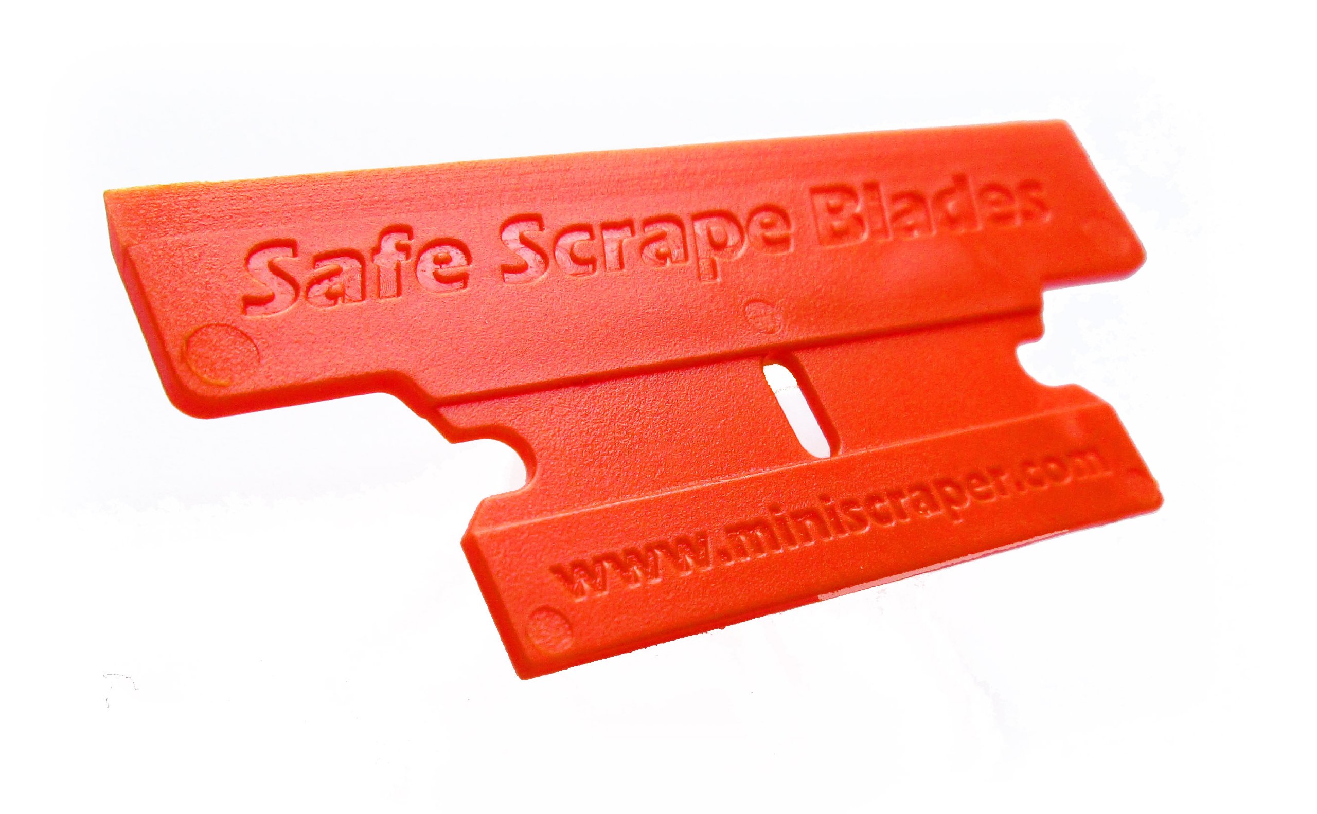 MINISCRAPER Plastic Razor Blade Set, Safe Scrape Double Edged Blades