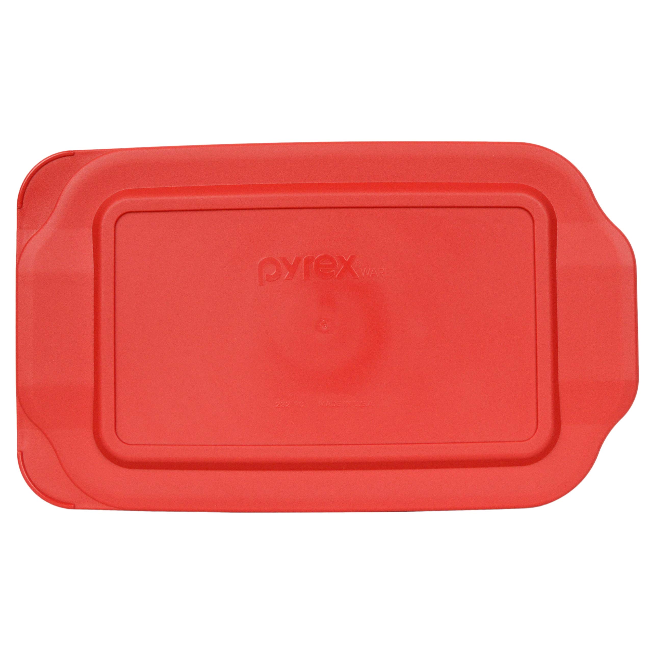 Pyrex Basics 2-qt Oblong with red cover