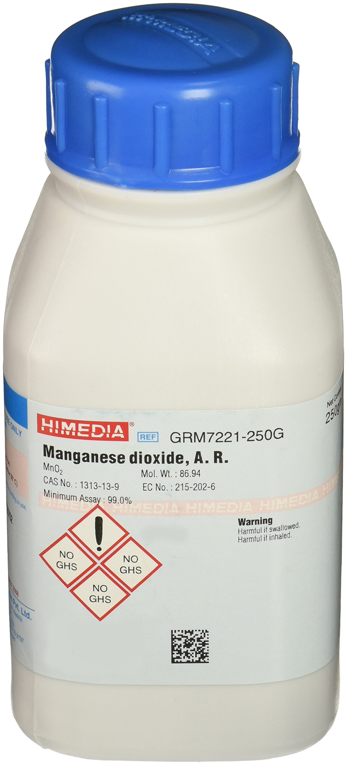 HiMedia GRM7221-250G Manganese Dioxide, A.R., 250 g