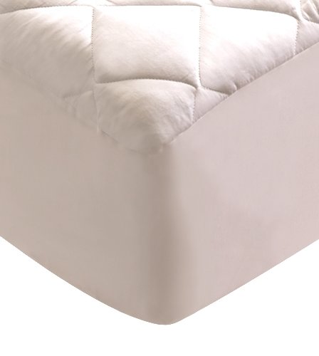 Mediflow Cotton Classic 54 by 75-Inch Mattress Pad, Full, White