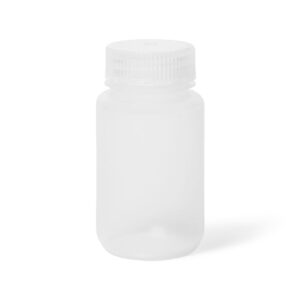 United Scientific® Unistore™ 33307 | Laboratory Grade Polypropylene Wide Mouth Reagent Bottle | Designed for Laboratories, Classrooms, or Storage at Home | 125mL (4oz) Capacity | Pack of 12, Clear