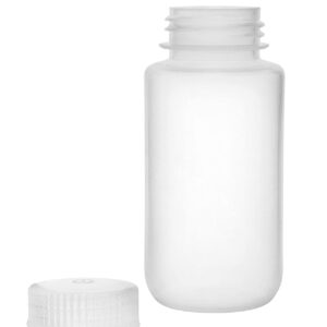 United Scientific® Unistore™ 33308 | Laboratory Grade Polypropylene Wide Mouth Reagent Bottle | Designed for Laboratories, Classrooms, or Storage at Home | 250ml (8oz) Capacity | Pack of 12