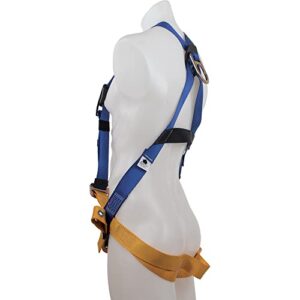 Werner H412002 Basewear Standard (1 D Ring) Harness, Universal Tongue Buckle Legs, 1per Pack