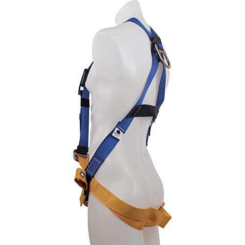 Werner H412002 Basewear Standard (1 D Ring) Harness, Universal Tongue Buckle Legs, 1per Pack