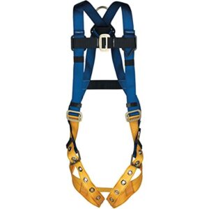 werner h412002 basewear standard (1 d ring) harness, universal tongue buckle legs, 1per pack