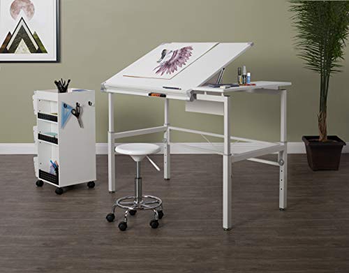 Studio Designs Graphix II Workstation - White/Gray 10211