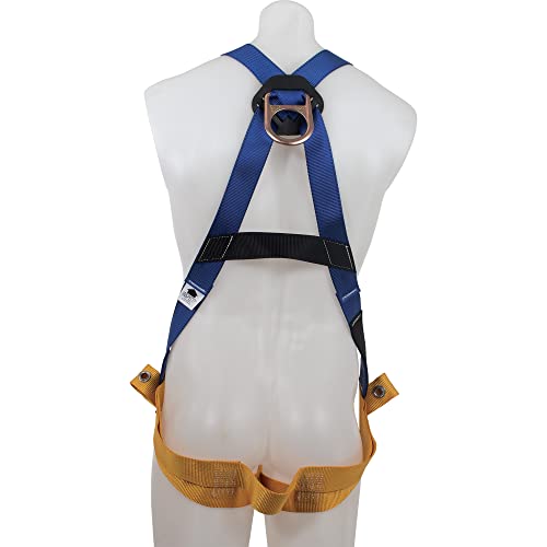 Werner H412002 Basewear Standard (1 D Ring) Harness, Universal Tongue Buckle Legs, 1per Pack