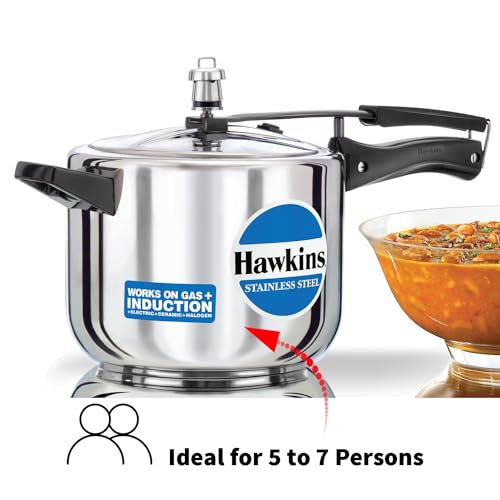 HAWKINS Hawkins Stainless Steel Pressure Cooker Silver 100 Ounce