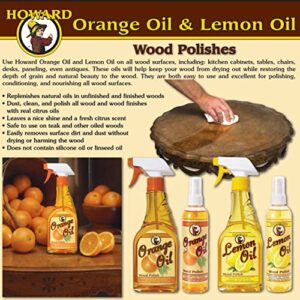 Howard LM0016 Lemon Oil Wood Polish, 16-Ounce