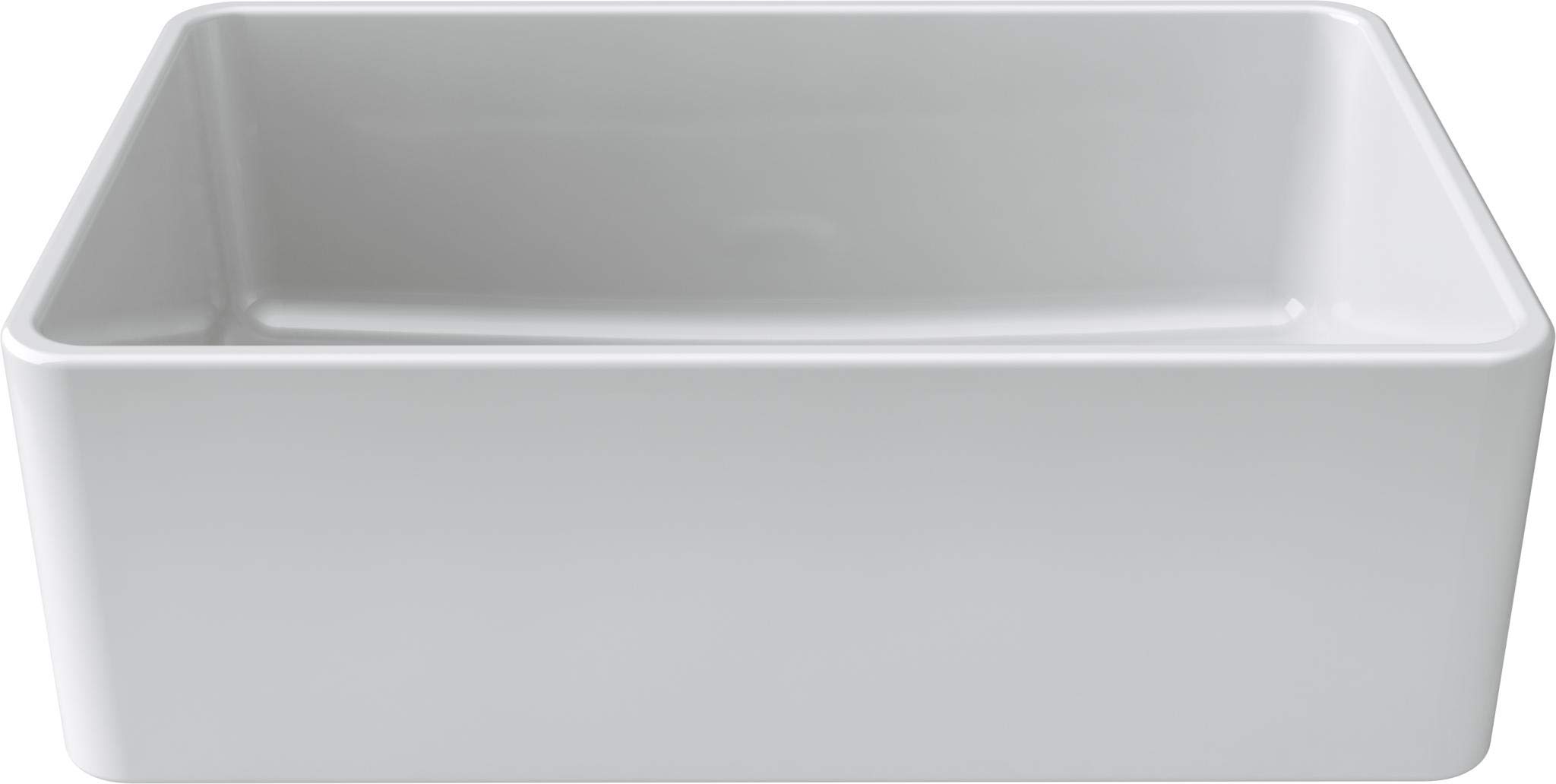 Fine fixtures Sutton Fireclay sink, 30" Apron Front Farmhouse Kitchen Sink. Solid (Not Hollow)