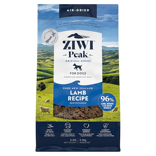 Ziwi Peak Daily Dog Gently Air Dried Grain Free New Zealand Lamb Recipe 2.5kg