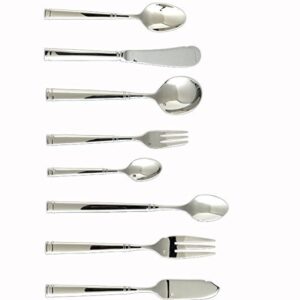 Fortessa Bistro 18/10 Stainless Steel Flatware Espresso Spoon, Set of 12