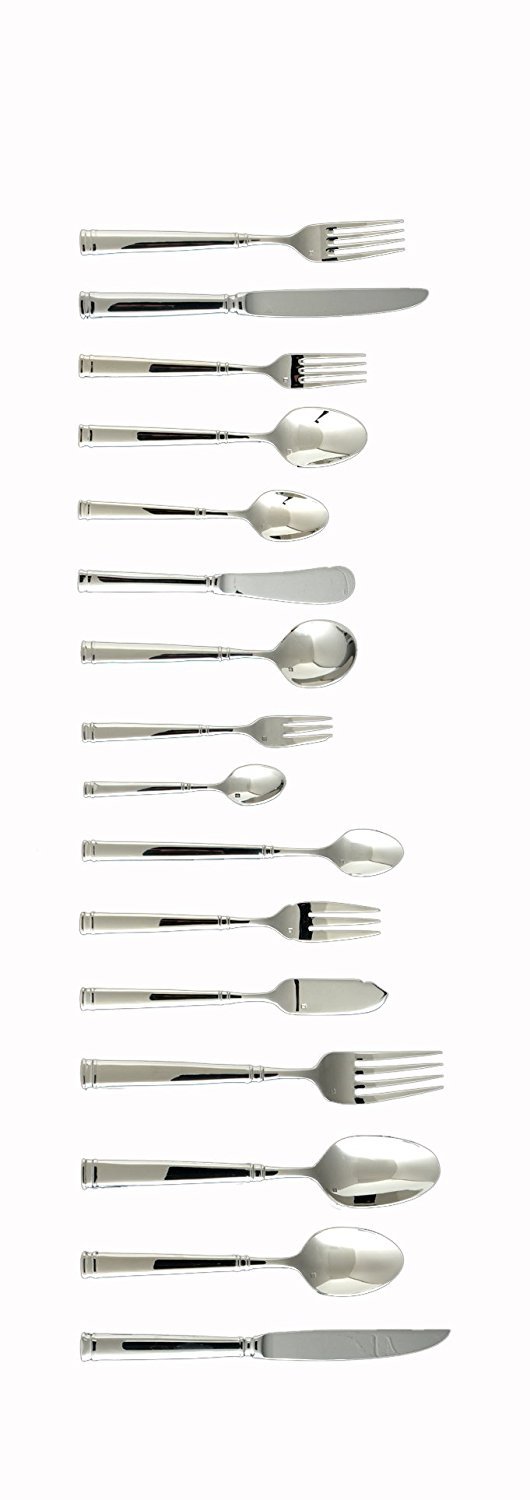 Fortessa Bistro 18/10 Stainless Steel Flatware Espresso Spoon, Set of 12