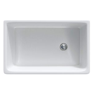 Fine fixtures Sutton Fireclay sink, 30" Apron Front Farmhouse Kitchen Sink. Solid (Not Hollow)