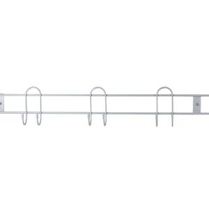 Spectrum Diversified All Purpose 10-Hook Rack Wall Mount, White