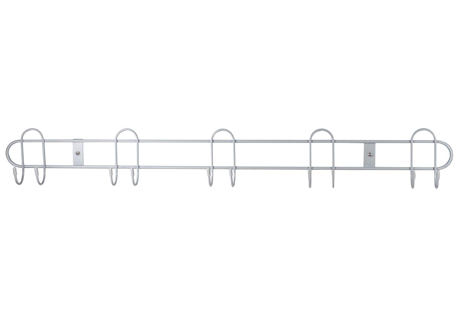 Spectrum Diversified All Purpose 10-Hook Rack Wall Mount, White