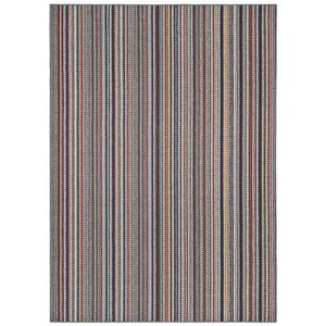 garland rug carnival area rug, 5-feet by 7-feet, random multi-color stripes