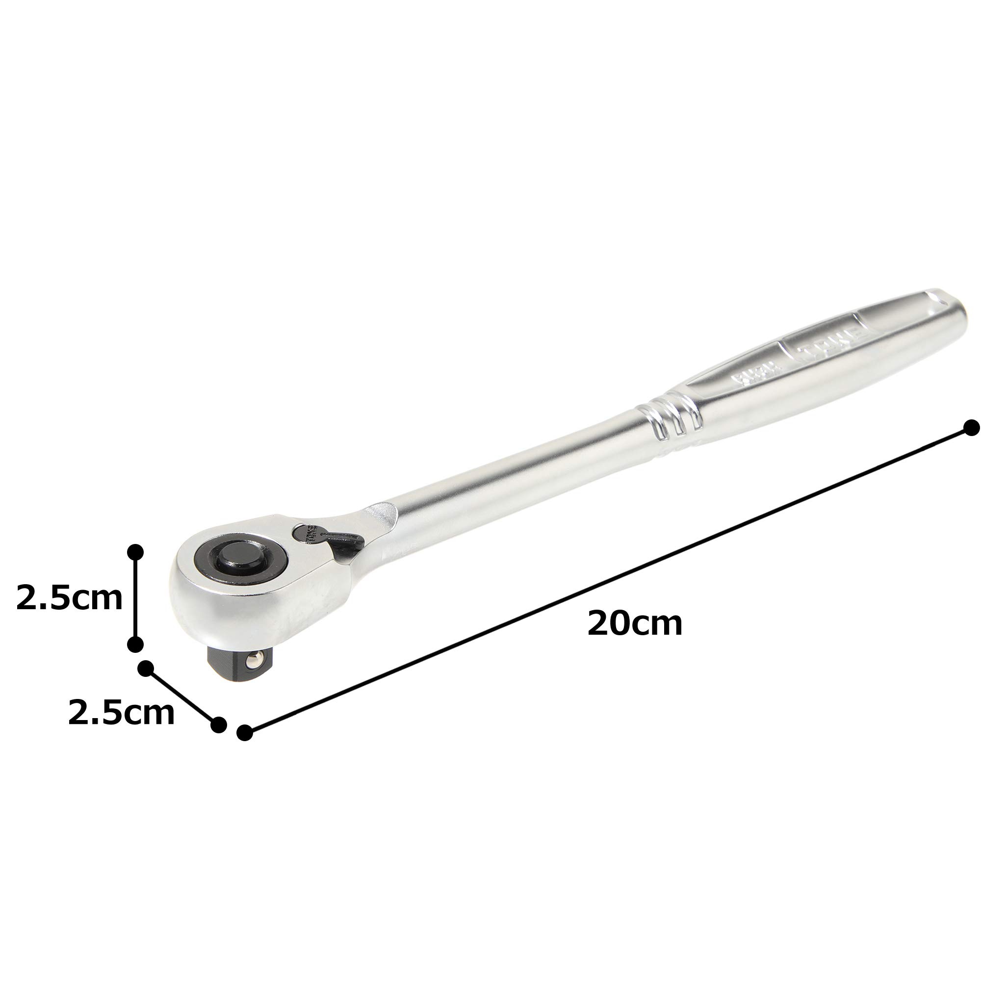 TONE Ratchet Handle (Socket Hold Type) RH3H 3/8" Inch Drive