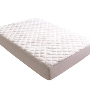 Mediflow Cotton Classic 54 by 75-Inch Mattress Pad, Full, White