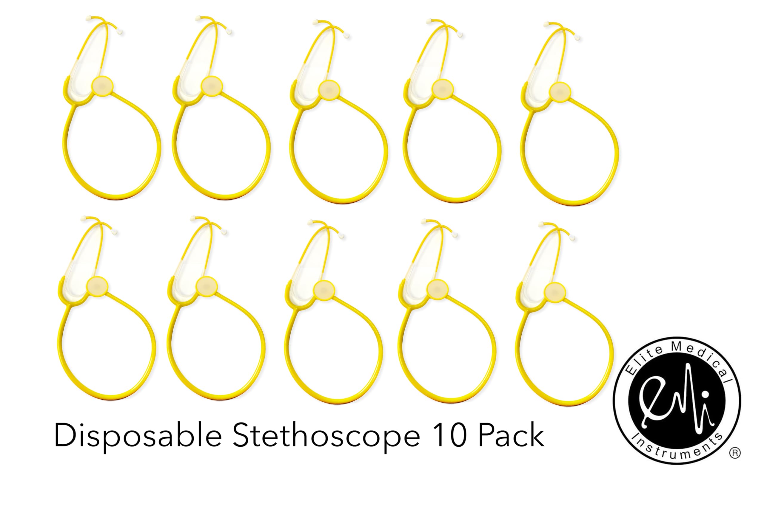 EMI Disposable Stethoscopes 10 Pack (Royal)