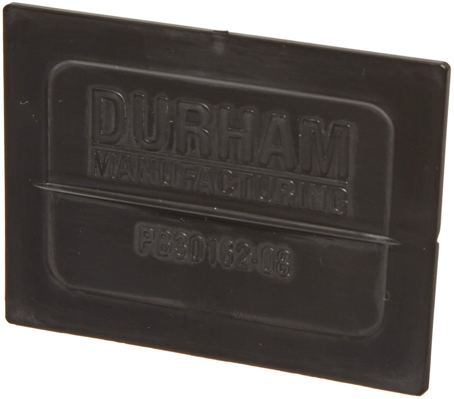 Durham PB30162-08 Polypropylene Horizontal Divider for PB30210-21 and PB30220-21 Hook-On Bins, 1/4" Length x 5" Width x 2-3/4" Height, Black (Pack of 6)