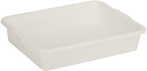 united scientific™ 81702 polypropylene multi-purpose laboratory tray, 15" l x 12" w x 3" h (pack of 10)