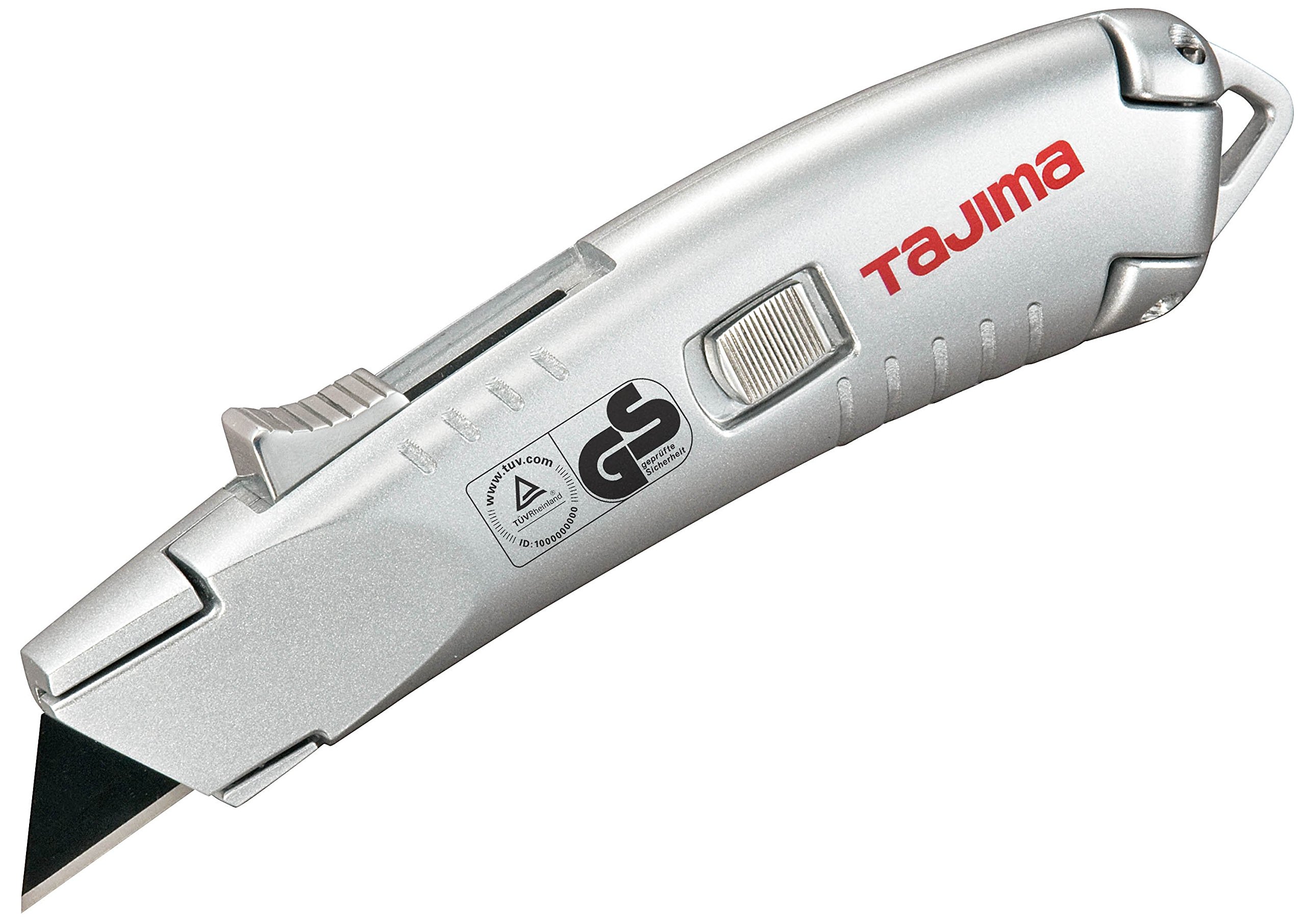 TAJIMA Single Silver SELF RETRACTING Blade Knife