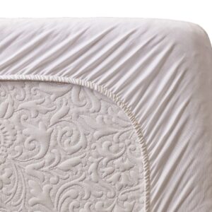 Mediflow Cotton Velour Waterproof 54 by 75-Inch Mattress Pad, Full