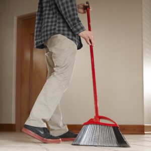 O-Cedar Power Corner Angle Broom with Dust Pan