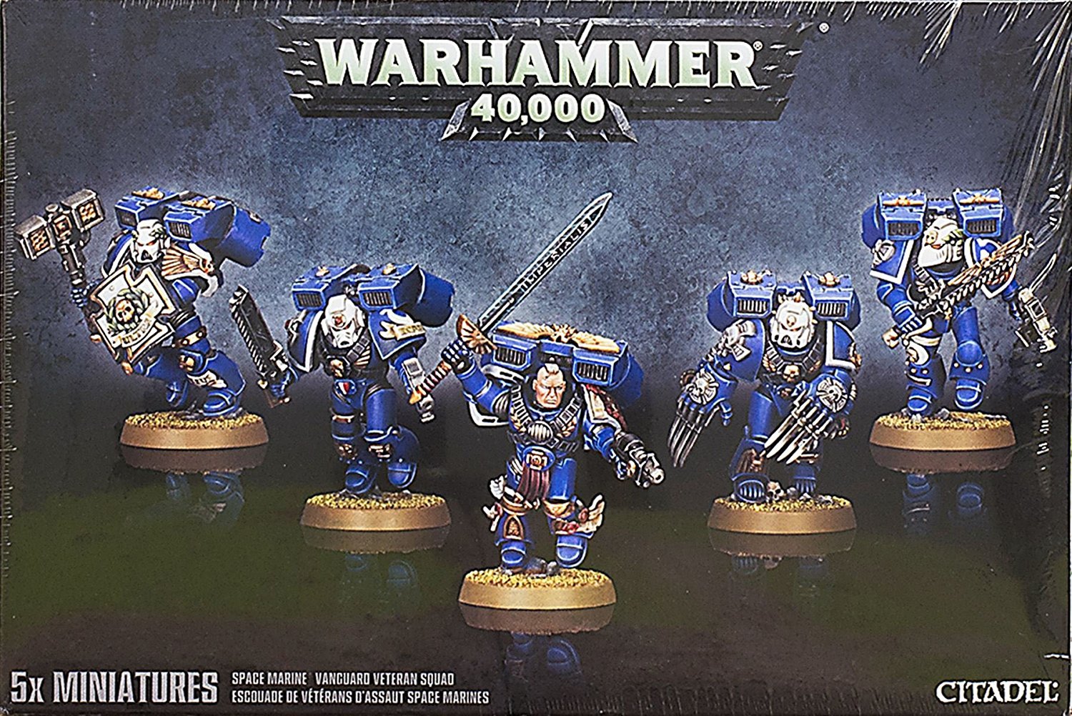 Games Workshop 2013 Space Marine Vanguard Veteran Squad Plastic