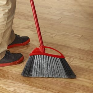 O-Cedar Power Corner Angle Broom with Dust Pan