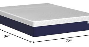 Sleep Innovations Shiloh 14 Inch Memory Foam Mattress, Cal King Size, Bed in a Box, Cradling Medium Support